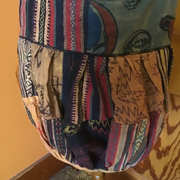 Grateful Dead NWT Orange Patchwork Purse - Picture 7 of 12